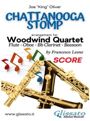 cover image of Woodwind Quartet sheet music--Chattanooga Stomp (score)